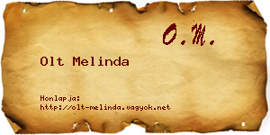 Olt Melinda névjegykártya
